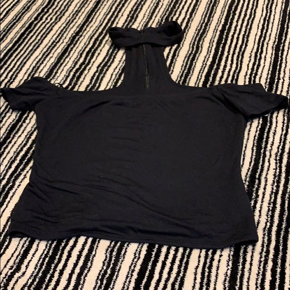 Twenty shirt. Off the shoulder shirt w/ neck color